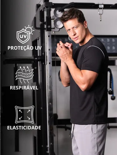 Camiseta Masculina Dry Fit Academia